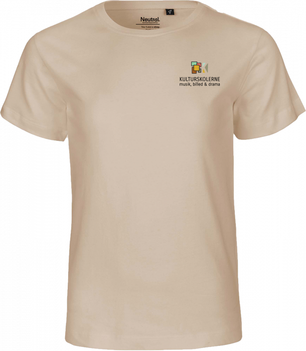 Neutral - Kulturskolerne Økologisk T-Shirt Børn - Sand