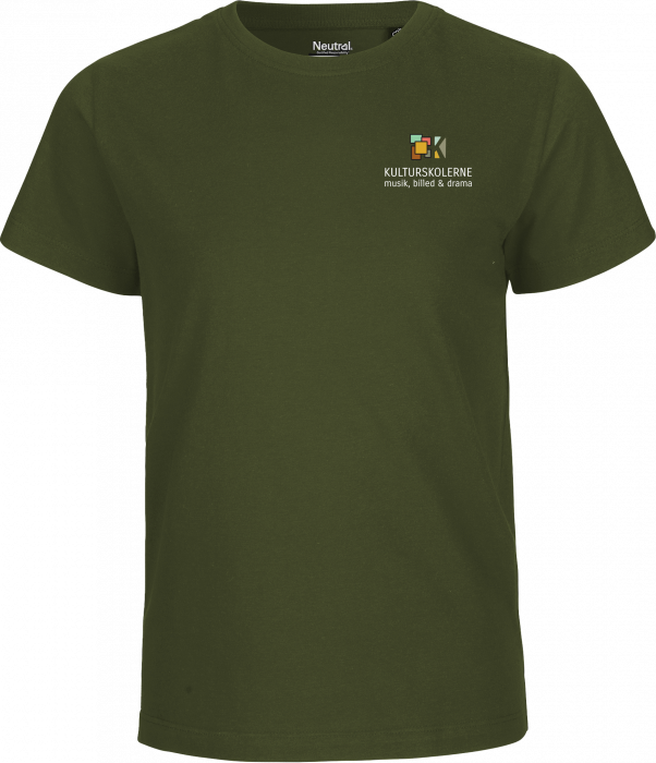 Neutral - Kulturskolerne Økologisk T-Shirt Børn - Military